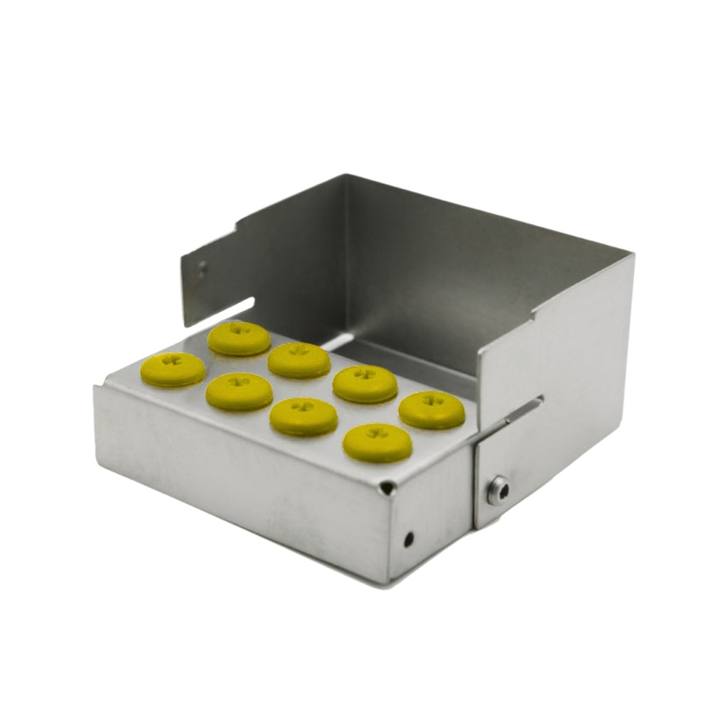 Bur Holder for 8, Yellow | ErgoDenta