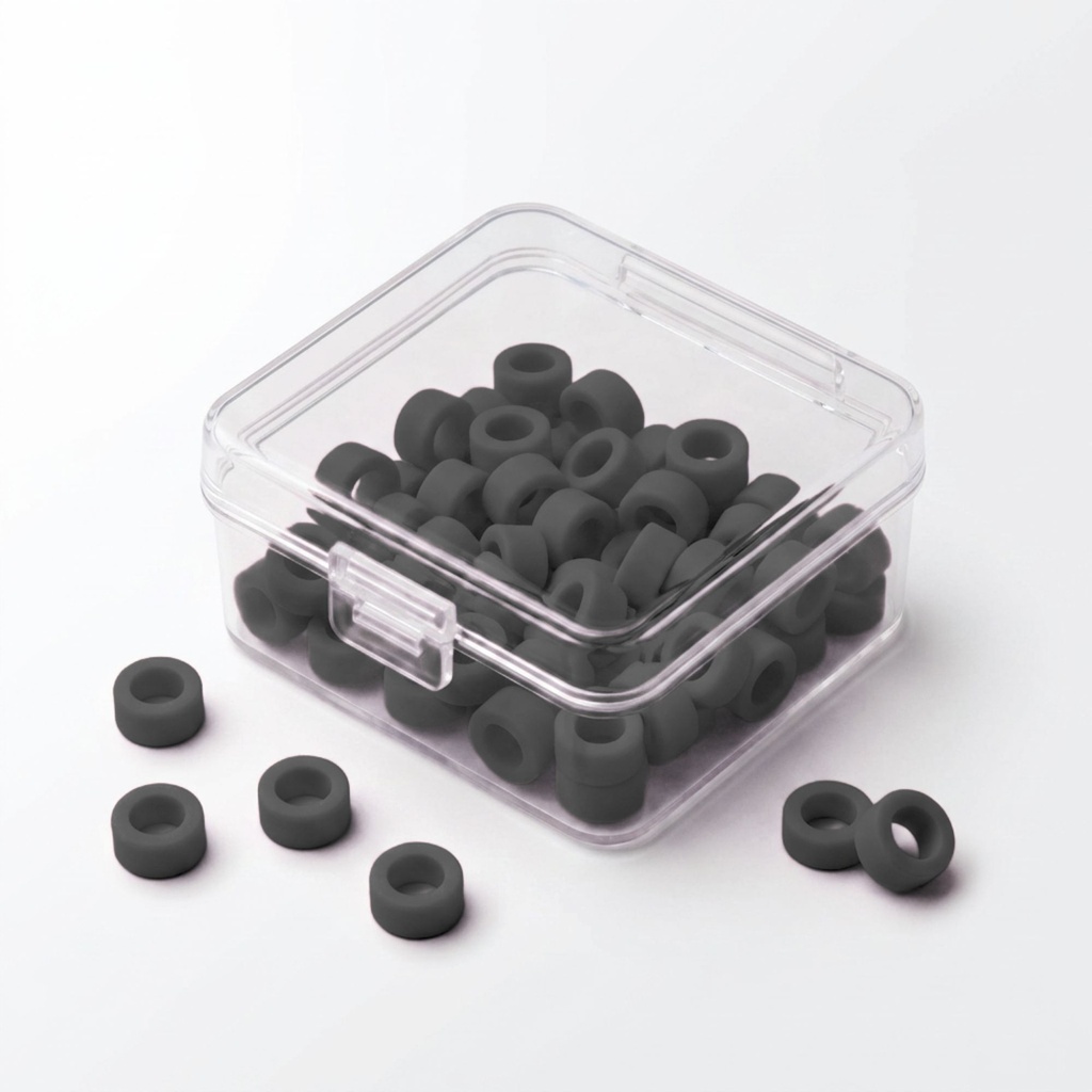 Color Coded Rings, Large, 25 pcs/box — Black | ErgoDenta