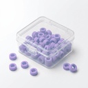 Color Coded Rings, Large, 25 pcs/box — Lavender | ErgoDenta