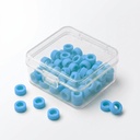Color Coded Rings, Large, 25 pcs/box — Light Blue | ErgoDenta