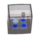 Equipment of high temperature and high pressure disinfection box, 4 Holes,  Black