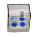 Equipment of high temperature and high pressure disinfection box, 4 Holes, Grey | ErgoDenta
