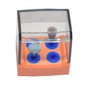Equipment of high temperature and high pressure disinfection box, 4 Holes,  Orange