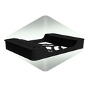 8, 180x136x26mm, Black | ErgoTray