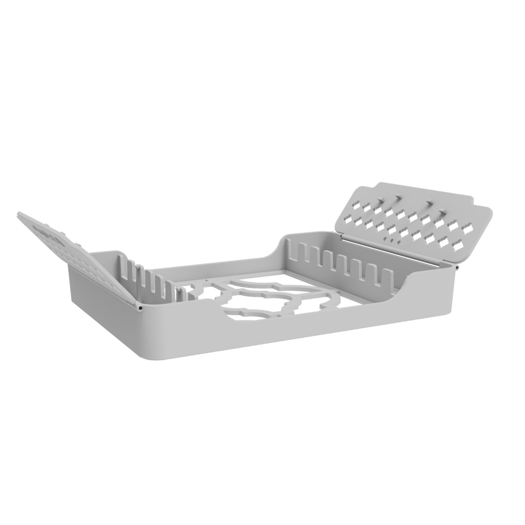ErgoTray 8, 180x136x26mm, Grey