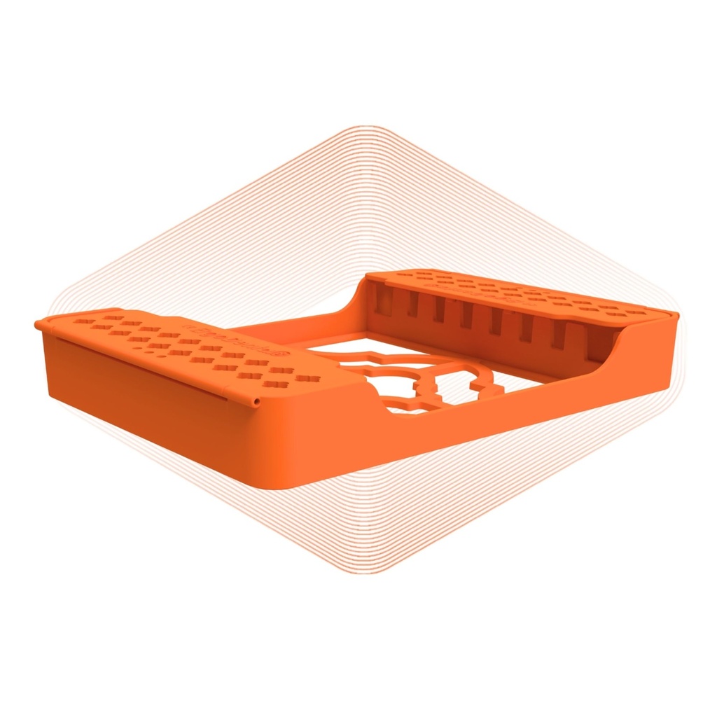 8, 180x136x26mm, Orange | ErgoTray