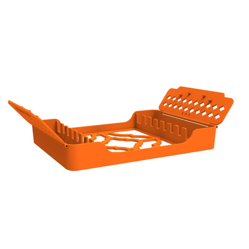 ErgoTray 8, 180x136x26mm, Orange