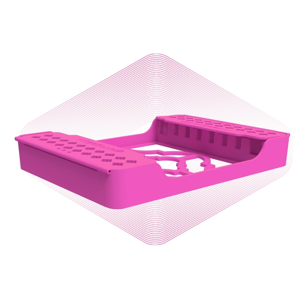 ErgoTray 8, 180x136x26mm, Pink