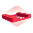 8, 180x136x26mm, Red | ErgoTray