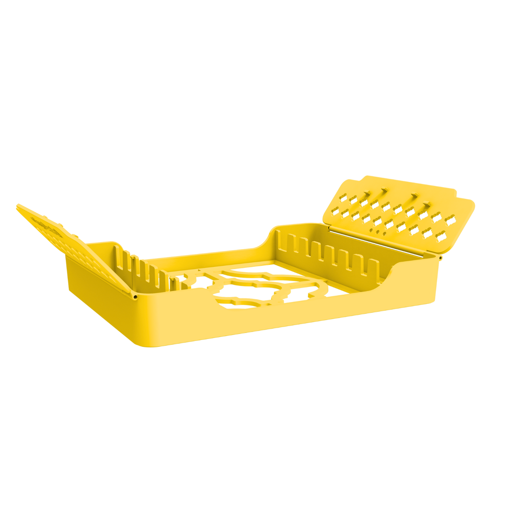 ErgoTray 8, 180x136x26mm, Yellow