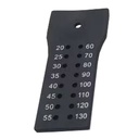 Gutta Percha Points Measuring Ruler, Black