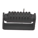 Opening Disinfection Frame Resistant to high temperature and pressure, 25 Holes, Black | ErgoDenta