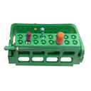 Root Canal File Frame, 16 Holes, Green | ErgoDenta