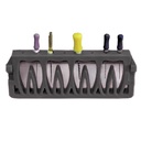 Root Canal File Frame, 8 holes, Black