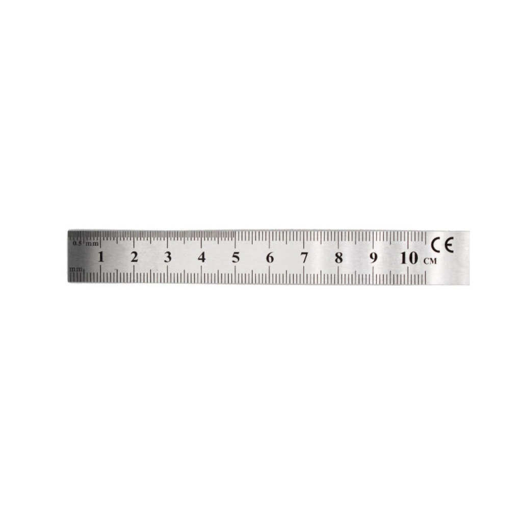 Rulers 100mm, 12 pcs per pack | ErgoDenta