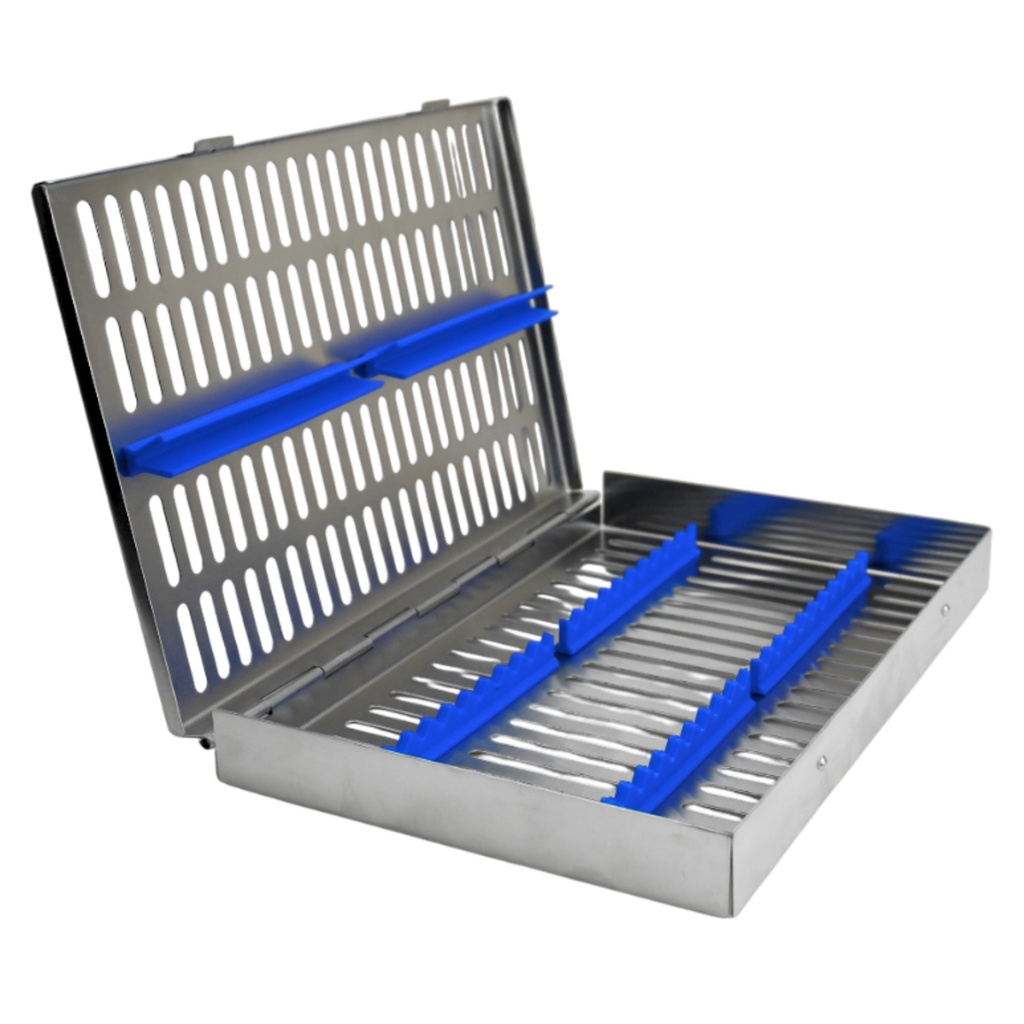 Sterilization Cassette for 20 instruments, Blue