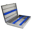 Sterilization Cassette for 20, Blue | ErgoDenta
