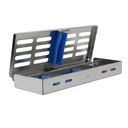 Sterllization Cassettes for 5, 185x65x20mm, Blue | ErgoDenta