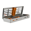 Sterilization Cassette for 5, Orange | ErgoDenta
