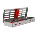Sterilization Cassette for 5, Red | ErgoDenta