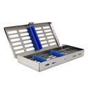Sterilization Cassette for 7 instruments, Blue