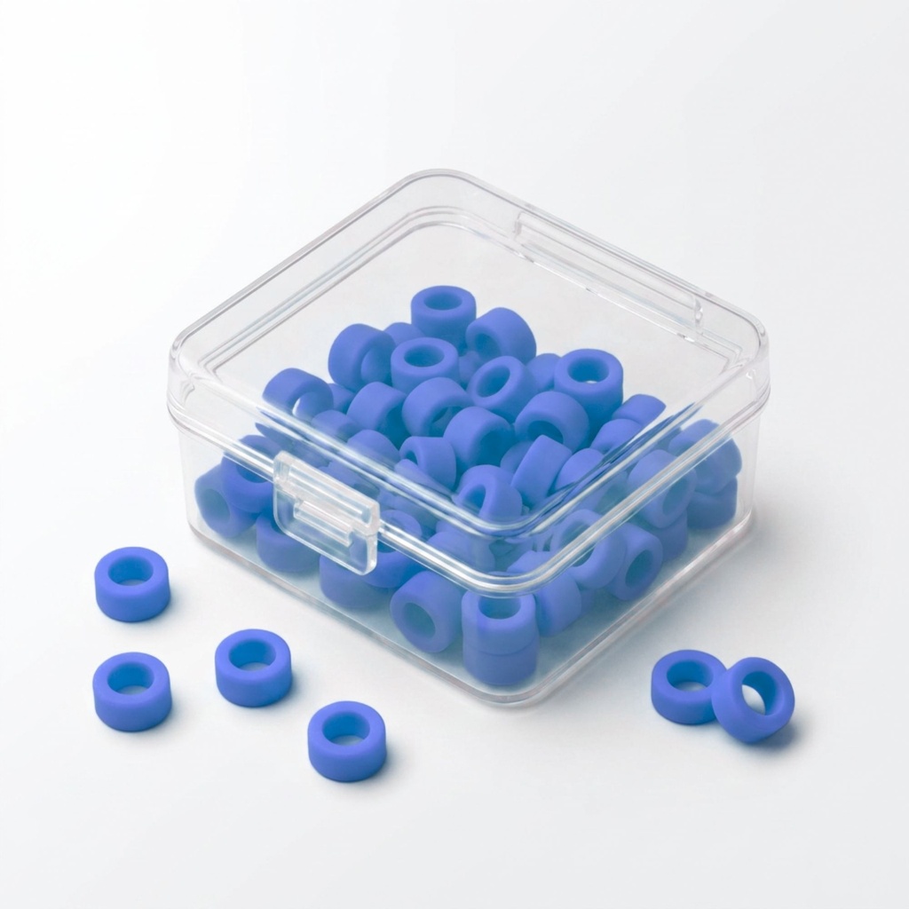 Color Coded Rings, Large, 25 pcs/box — Blue | ErgoDenta