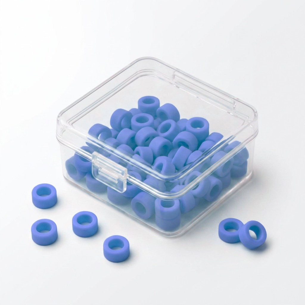 Color Coded Rings, Large, 25 pcs/box — Blue | ErgoDenta