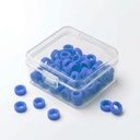 Color Coded Rings, Small, 50 pcs/box — Blue | ErgoDenta