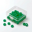 Color Coded Rings, Small, 50 pcs/box — Green | ErgoDenta