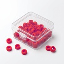 Color Coded Rings, Small, 50 pcs/box — Red | ErgoDenta