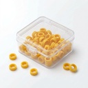 Color Coded Rings, Small, 50 pcs/box — Yellow | ErgoDenta