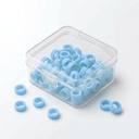 Color Coded Rings, Small, 50 pcs/box — Light Blue | ErgoDenta