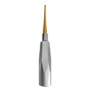 Luxating Elevator Gold, Straight, 3mm — Standard Handle | ErgoDenta
