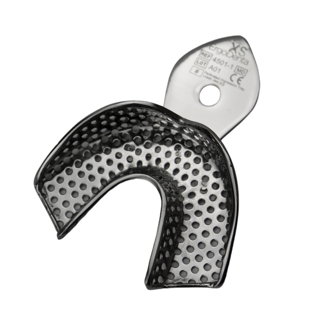 Perforated Impression Tray, Lower Jaw, Extra Small