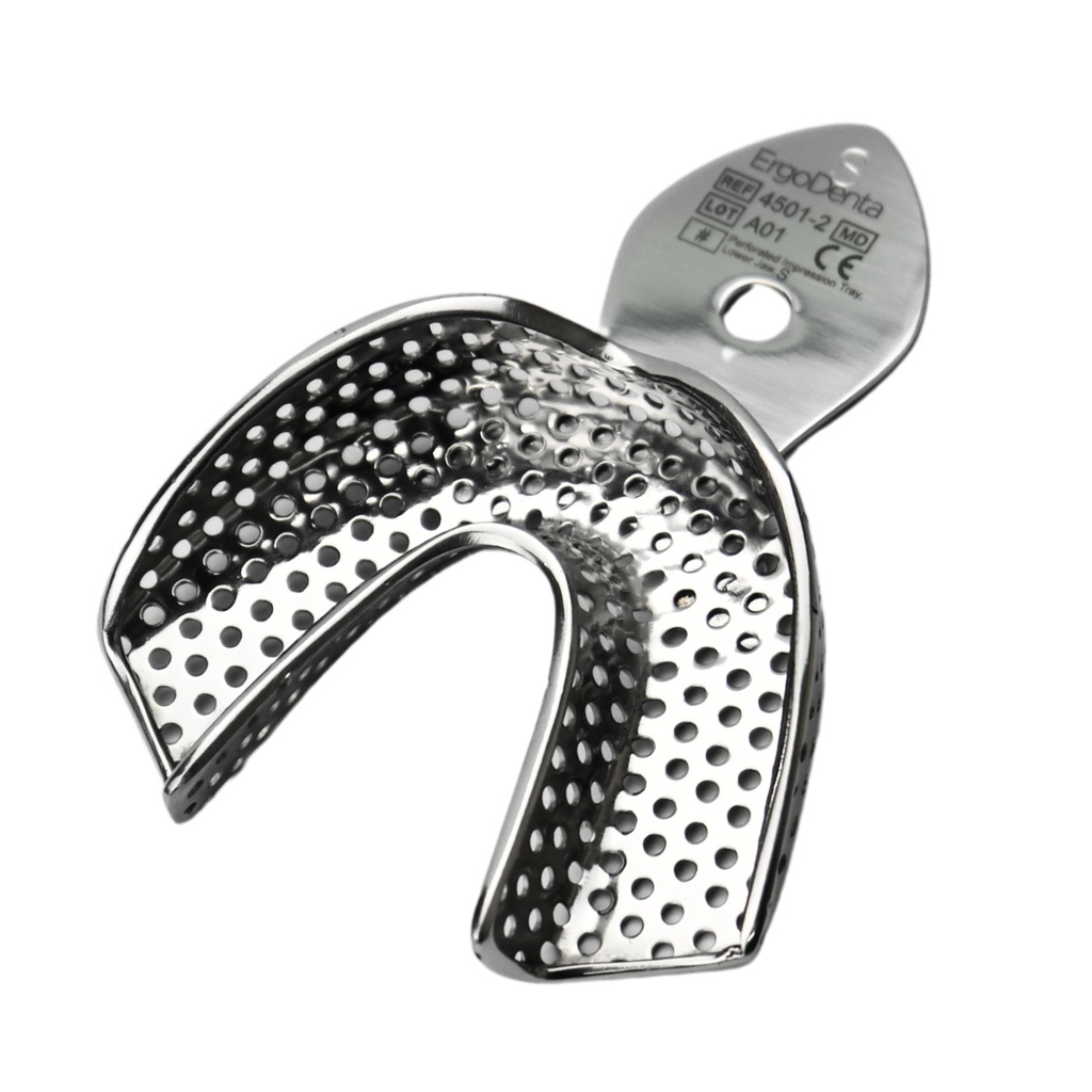 Perforated Impression Tray, Lower Jaw, Small