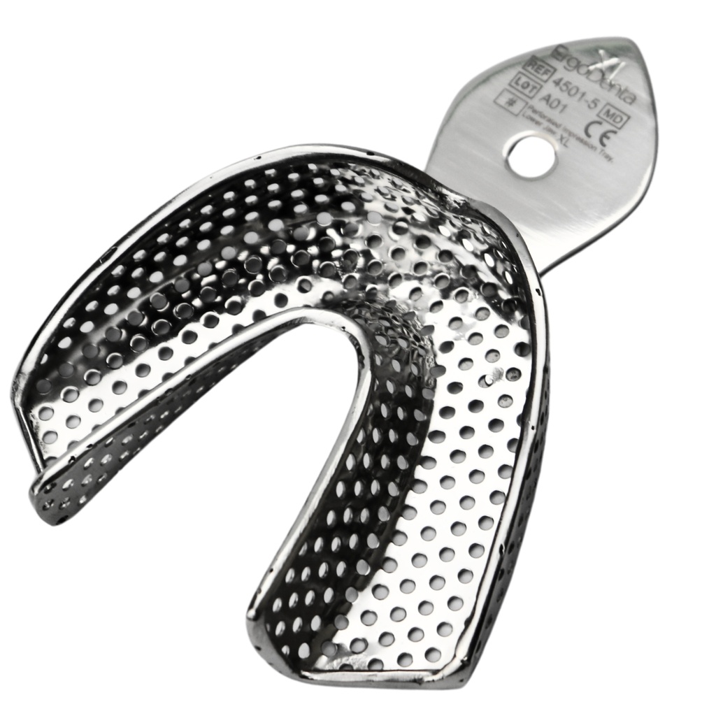 Perforated Impression Tray, Lower Jaw, Extra Large