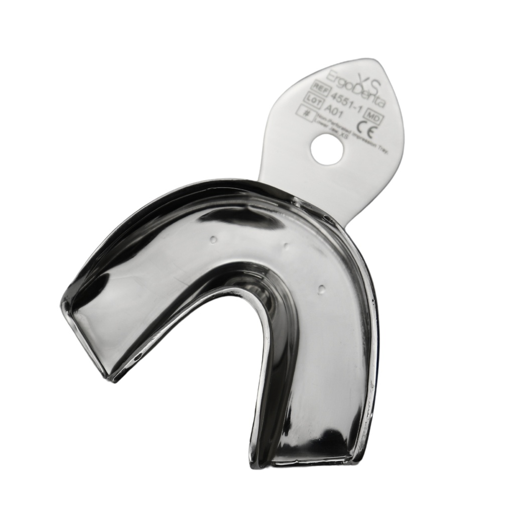 Non-Perforated Impression Tray, Lower Jaw, Extra Small