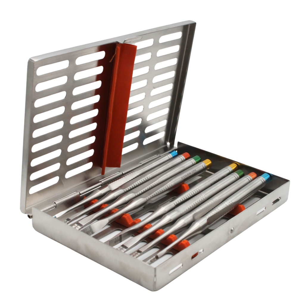 Bone splitting, set of 8 with casette