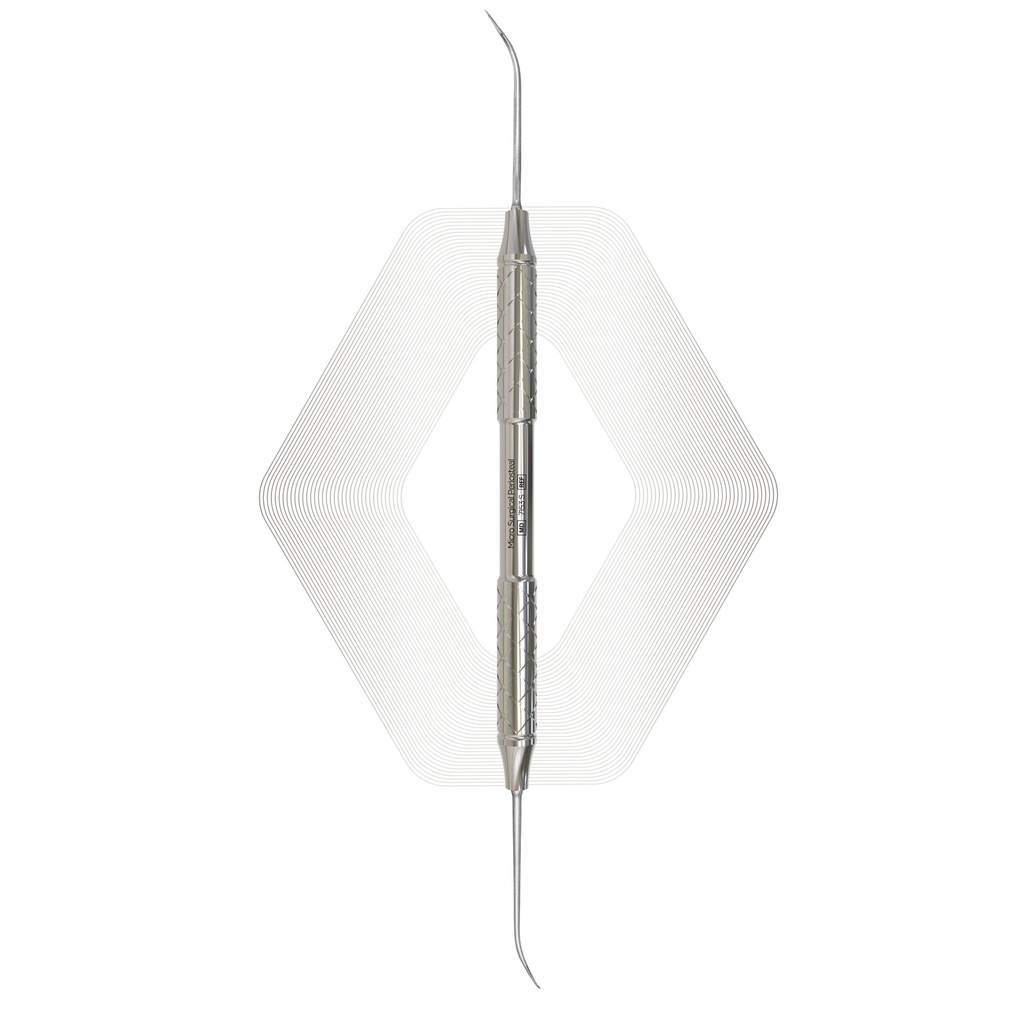 Micro Surgical Periosteal elevator 1.8mm-2.8mm, with ErgoSteel Mini Handle