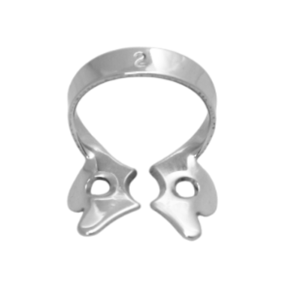 2 - Pre molar rubberdam clamps