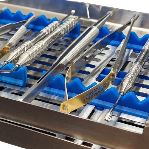 Micro Surgery Kit – 12 pcs (with Sterilization Tray)