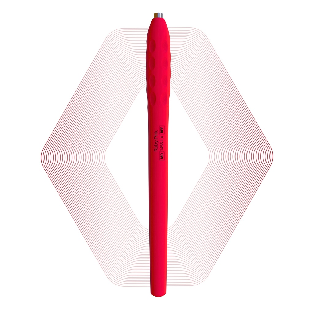 ErgoLX Plus - ErgoTip Handle, Single-end, Ruby Pink | ErgoTip