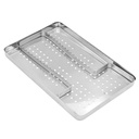 Perforated Instrument Tray with Instrument Holder,