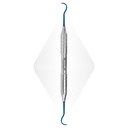 Sickle Scaler H6-H7, Blue, For Implants (Titanium) | ErgoDenta
