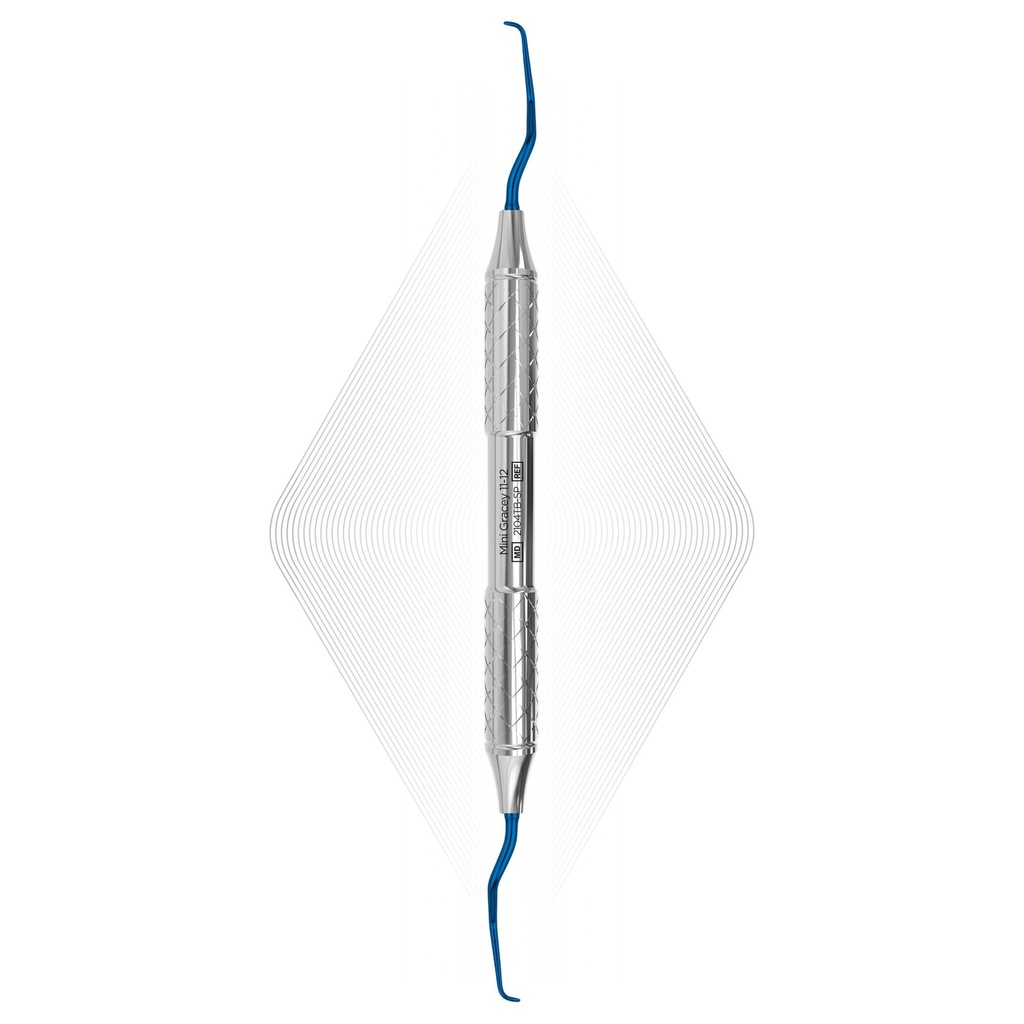 Mini Gracey 11-12, Blue, For Implants (Titanium) | ErgoDenta