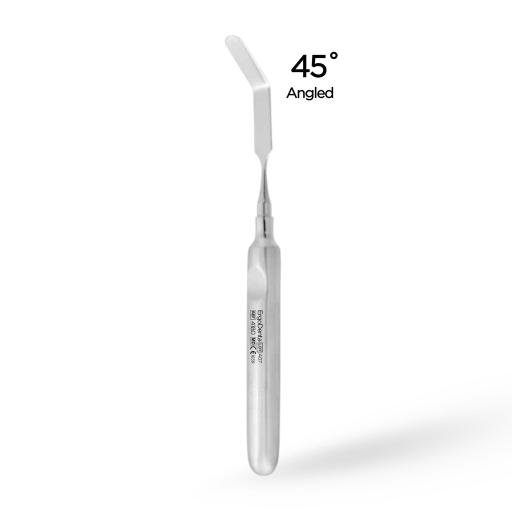 Apicoectomy retractor, toothed, 45˚ angled