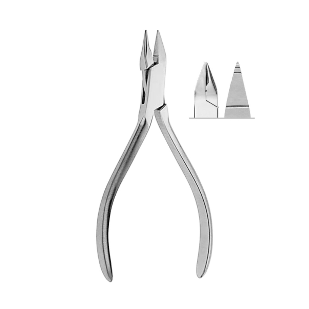 Wire Bending Pliers with grooves, ◯ Max. Ø 0,7mm /.028”