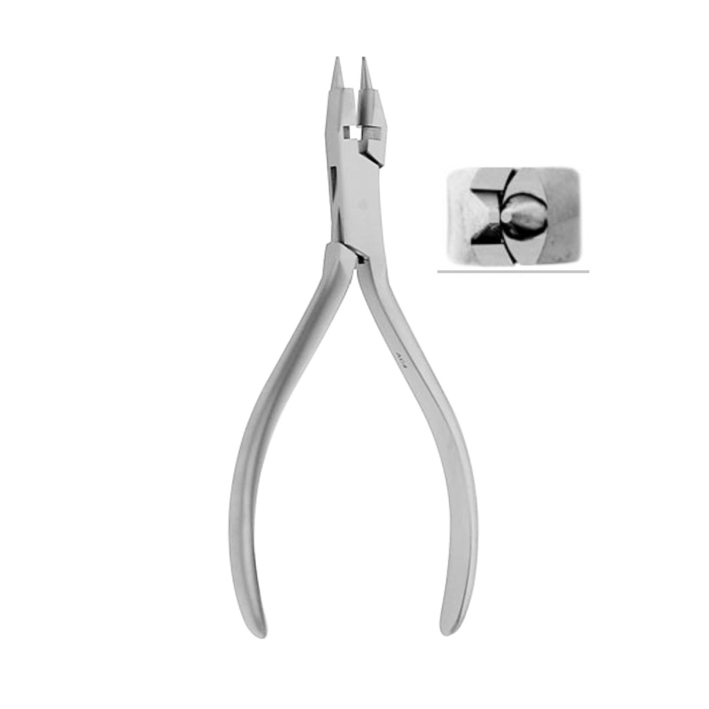 Lightwire Bird Beak Pliers with Cutter, ◯ Max. Ø 0,6mm / .024”