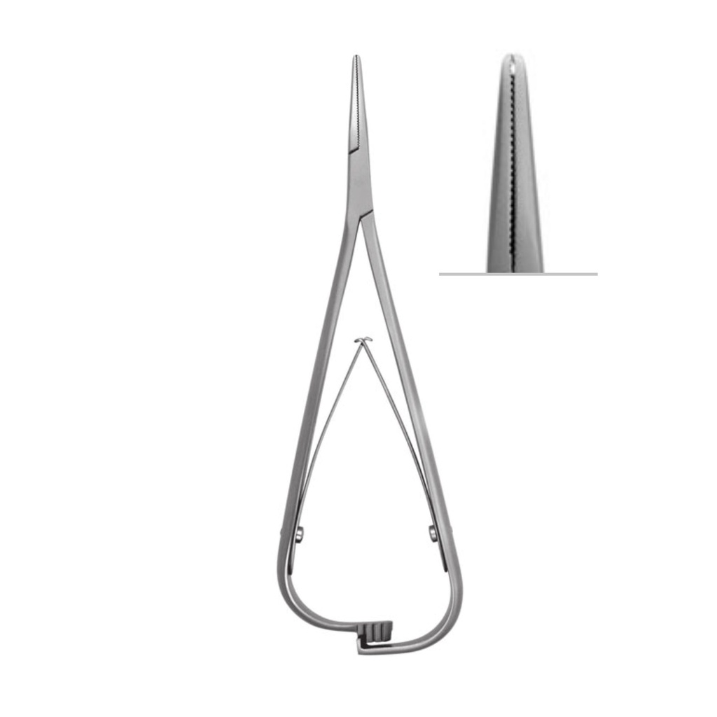 SMAHA Ligature Forceps delicate tips with groove