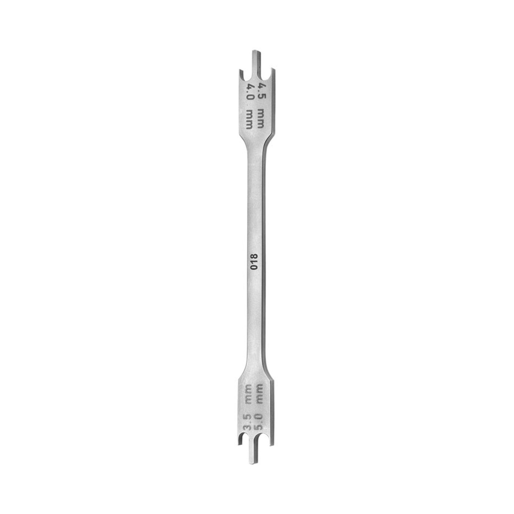 BRACKET POSITIONING GAUGE for .018 slot brackets